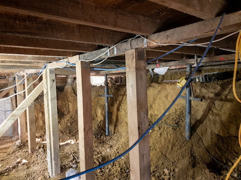 Wilton Repiling-Excavation and Storage Space Expansion